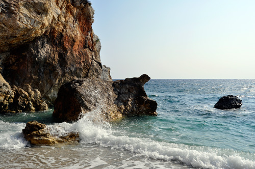Pláž Milopotamos
