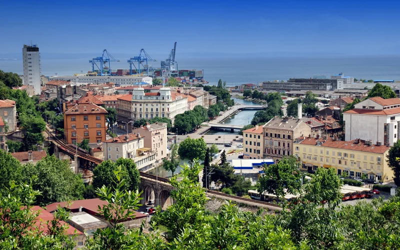 Výhľad na mesto Rijeka