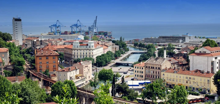 Panoráma mesta Rijeka