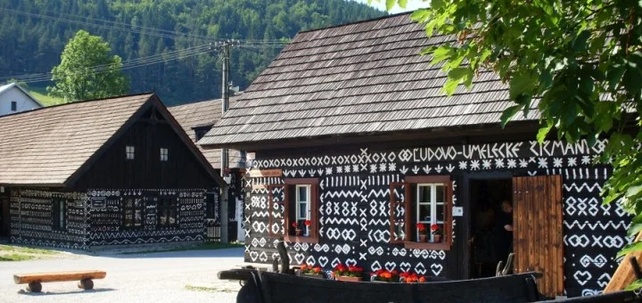 Čičmany v zime