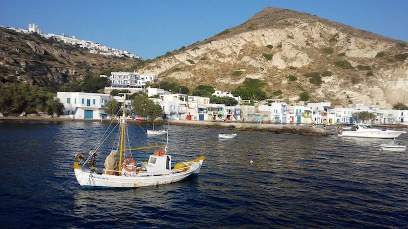 Rybárska osada Klima Milos