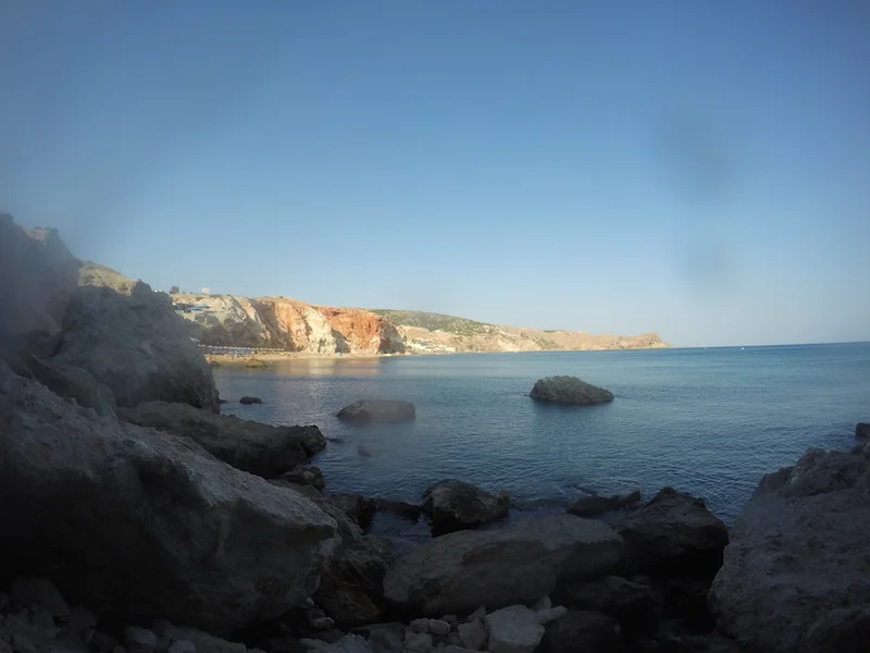 Pláž Pliochori Milos