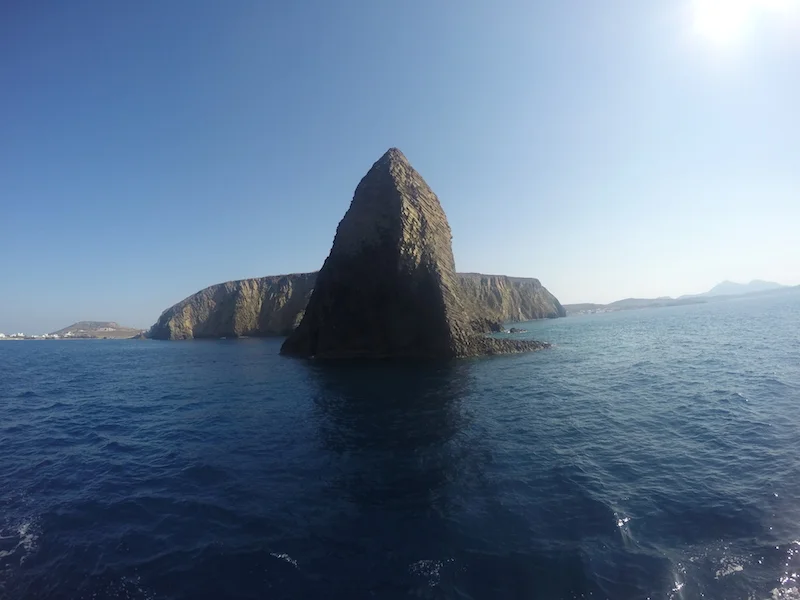 Sopečná hora Milos