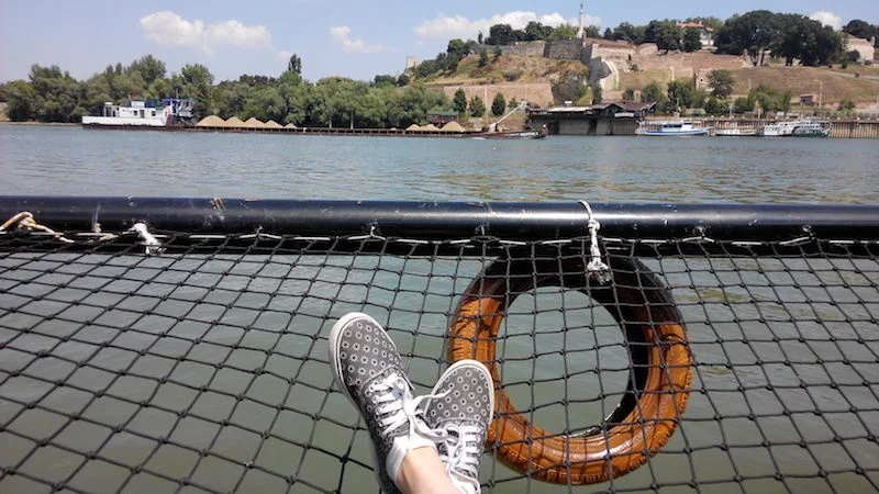 Pohľad na Kalemegdan Belehrad