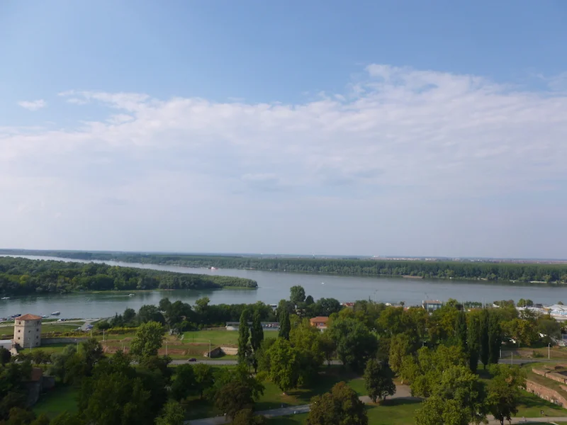 Sútok riek Sáva a Dunaj v Belehrade