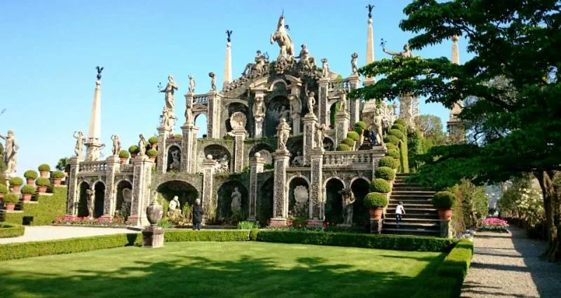 Nádherná záhrada pri Lago Maggiore