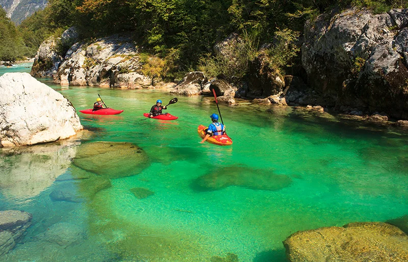 Soča rafting Slovinsko
