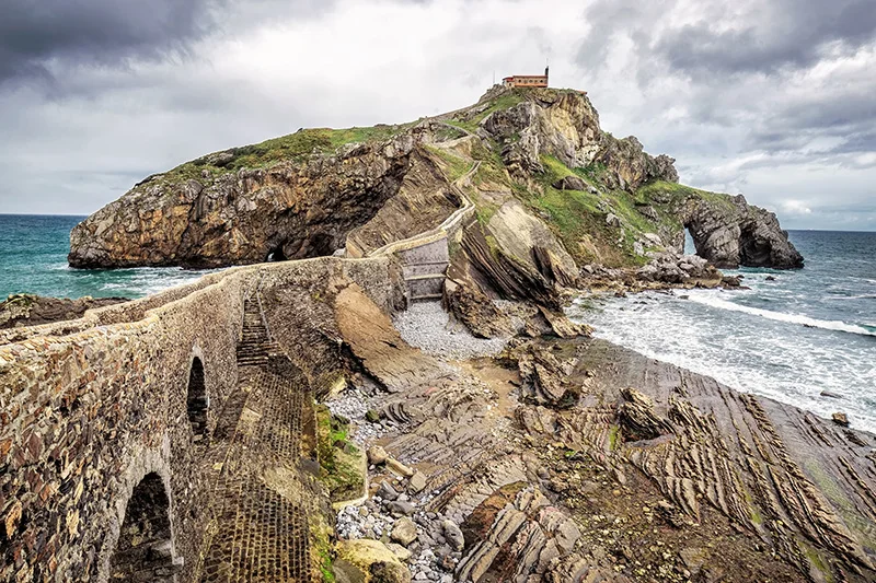 San Juan de Gaztelugatxe Baskicko Španielsko