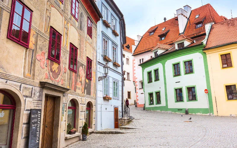 Ulice Českého Krumlova