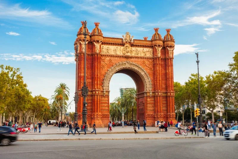 Víťazný oblúk v Barcelone