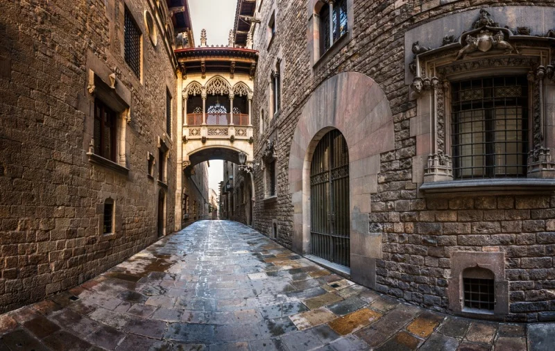 Gotická štvrť Barcelona